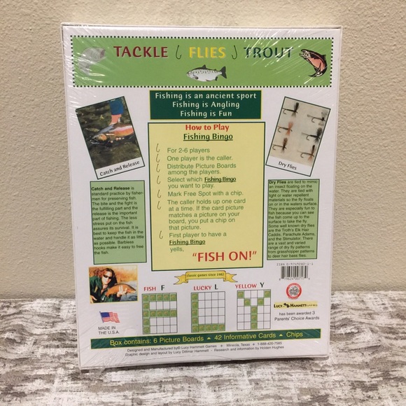 Lucy Hammett Fishing Bingo Game - Picture 5 of 6